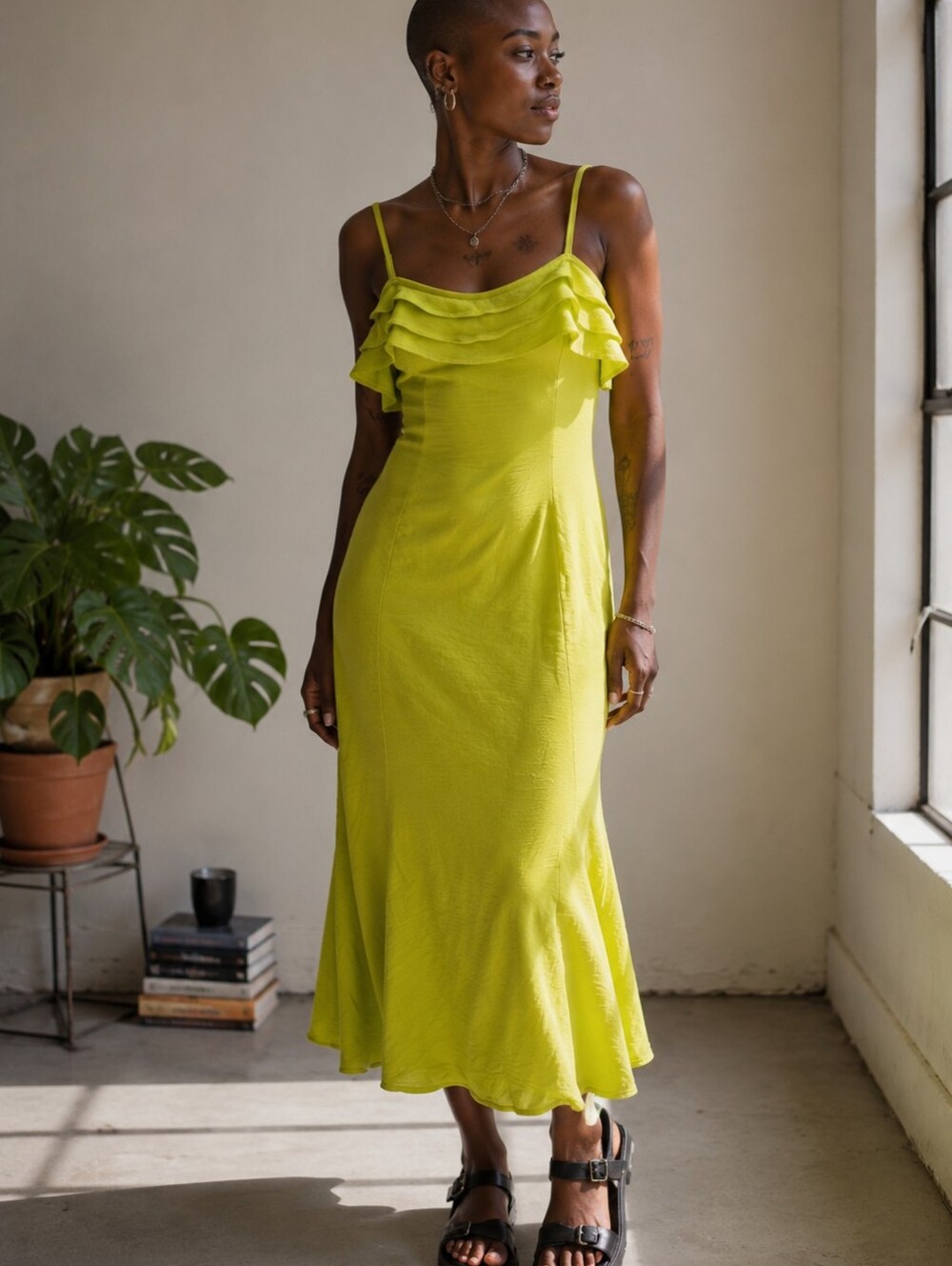 Liberty Love, Yellow Dress, Size M